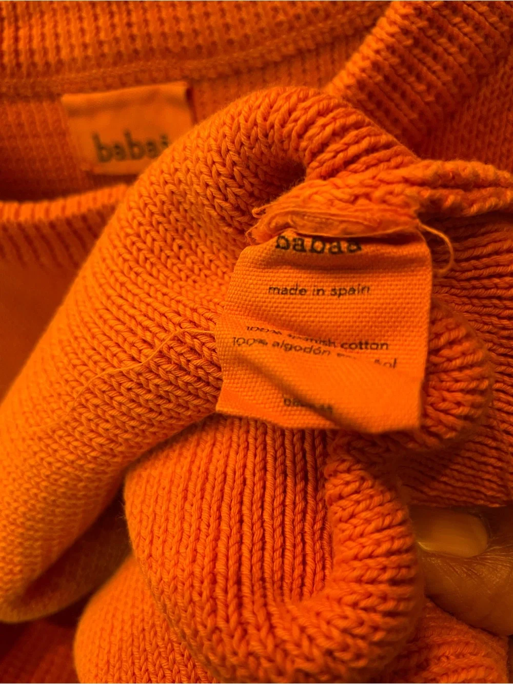 BABAA Jumper No35 In La Condesa babaà Eco-Color Chunky Cotton Knit Tee 2021 OS